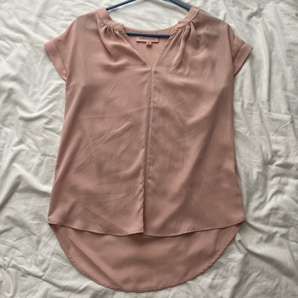 Pink Philosophy Work Blouse
